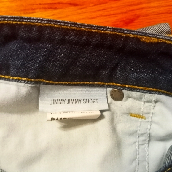 PAIGE Jimmy Jimmy distressed womens cuffed denim jean shorts Size 28 - Picture 3 of 8